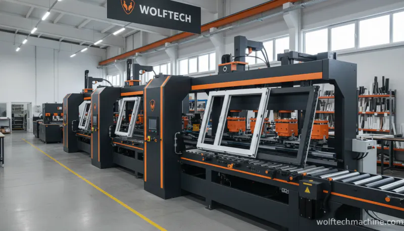 Window Processing Center for Automated PVC and Aluminium Manufacturing