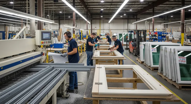 Fresatrice per intestatura per profili di finestre