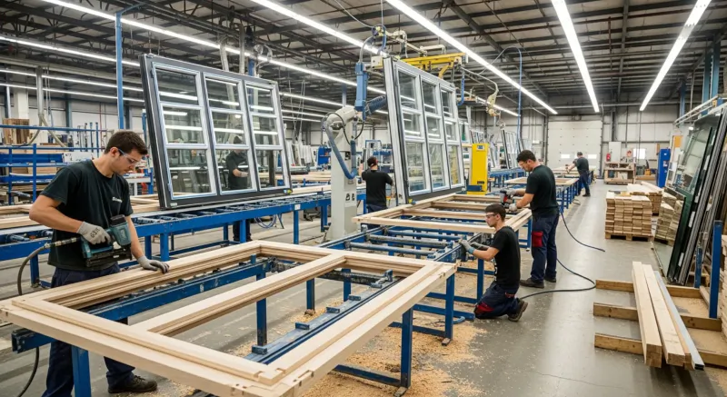 Копировально-фрезерный станок для окон