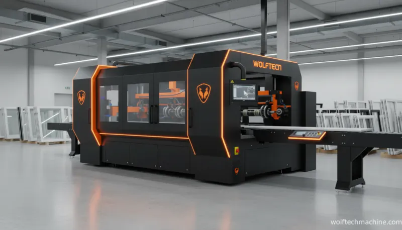 CNC Window Machine for Aluminium and PVC Profile Processing
