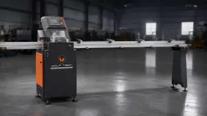 Automatische PVC-Fensterleisten-Säge & digitales Messsystem ALPHA WOLF 150