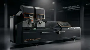 منشار مزدوج الزوايا أوتوماتيكي لمقاطع الألمنيوم ALPHA WOLF 400PRO