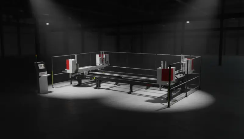 Máquina de soldadura automática de cuatro cabezales para perfiles de ventanas de PVC MK 2020