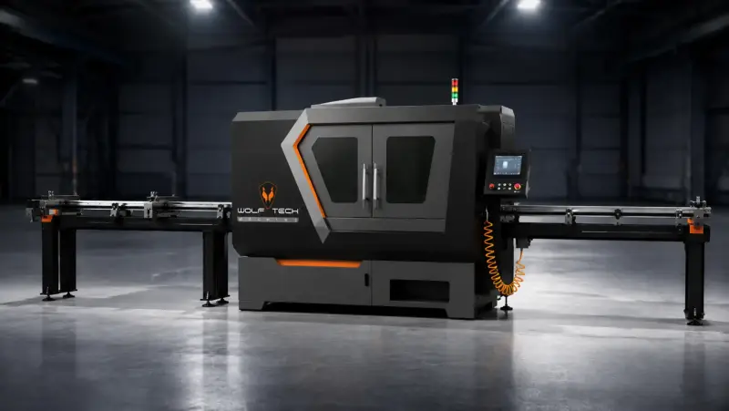 Automatic Aluminium Corner Connector Profile Cutting Machine ALPHA WOLF 1000 PRO