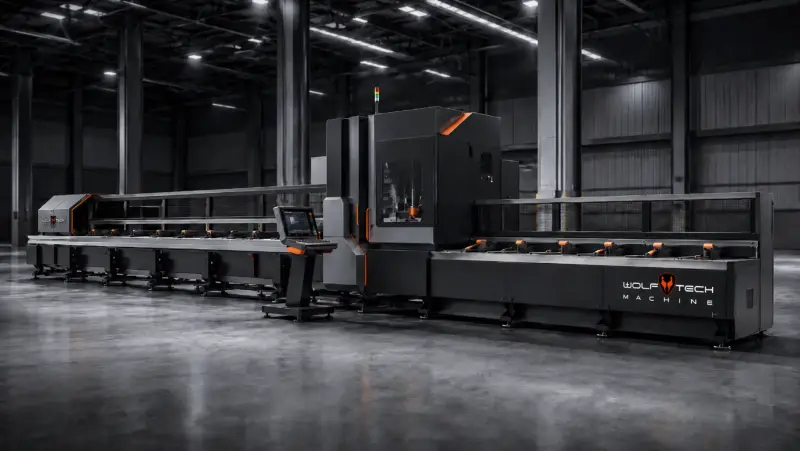 Centro de Processamento e Corte de Perfis de PVC SIGMA WOLF 3000