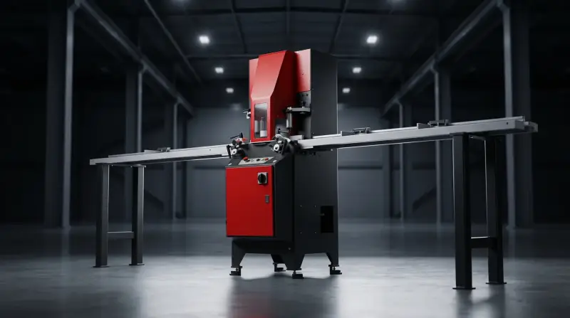 Machine de découpe en V de profilé PVC HH 2010