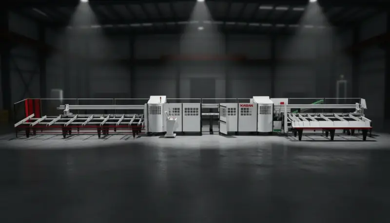 14 Axis PVC Window Profile Processing Line KABAN FA 1010